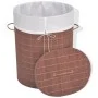 Cesto de la ropa de bambú ovalado marrón de vidaXL, Cestas para ropa - Ref: Foro24-245580, Precio: 29,65 €, Descuento: %