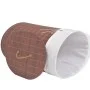 Cesto de la ropa de bambú ovalado marrón de vidaXL, Cestas para ropa - Ref: Foro24-245580, Precio: 29,65 €, Descuento: %