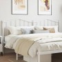 Cabecero de metal blanco 180 cm de vidaXL, Cabeceros y pies de cama - Ref: Foro24-373874, Precio: 29,22 €, Descuento: %