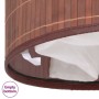 Cesto de la ropa de bambú ovalado marrón de vidaXL, Cestas para ropa - Ref: Foro24-245580, Precio: 30,53 €, Descuento: %