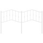 Cabecero de metal blanco 180 cm de vidaXL, Cabeceros y pies de cama - Ref: Foro24-373874, Precio: 29,22 €, Descuento: %