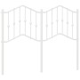 Cabecero de metal blanco 120 cm de vidaXL, Cabeceros y pies de cama - Ref: Foro24-373869, Precio: 32,92 €, Descuento: %