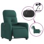 Sillón reclinable eléctrico tela verde oscuro en Sillones | Comprar online en Foru.es