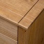 Mesita de noche de madera maciza pino estilo Panamá 46x40x57 cm de vidaXL, Mesitas de noche - Ref: Foro24-282652, Precio: 101...