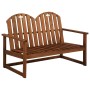vidaxL Banco de jardín de madera maciza acacia 110 cm de vidaXL, Bancos de jardín - Ref: Foro24-44034, Precio: 142,43 €, Desc...