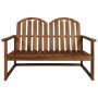 vidaxL Banco de jardín de madera maciza acacia 110 cm de vidaXL, Bancos de jardín - Ref: Foro24-44034, Precio: 142,43 €, Desc...