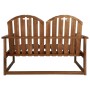vidaxL Banco de jardín de madera maciza acacia 110 cm de vidaXL, Bancos de jardín - Ref: Foro24-44034, Precio: 142,43 €, Desc...