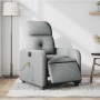 Sillón reclinable de masaje eléctrico tela gris claro en Sillones | Comprar online en Foru.es