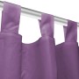 Cortinas de micro-raso con bucles 2 unidades 140x245 cm lila de vidaXL, Cortinas y visillos - Ref: Foro24-132227, Precio: 29,...
