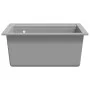 Fregadero de cocina de un seno de granito gris de vidaXL, Fregaderos - Ref: Foro24-142949, Precio: 166,17 €, Descuento: %