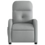 Sillón reclinable de masaje eléctrico tela gris claro en Sillones | Comprar online en Foru.es