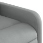 Sillón reclinable de masaje eléctrico tela gris claro en Sillones | Comprar online en Foru.es