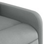 Sillón reclinable de masaje eléctrico tela gris claro en Sillones | Comprar online en Foru.es