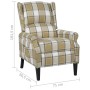 Silla reclinable tela verde de vidaXL, Sillones - Ref: Foro24-329308, Precio: 217,95 €, Descuento: %