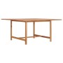 Mesa de jardín de madera maciza de teca 150x150x76 cm de vidaXL, Mesas de jardín - Ref: Foro24-49008, Precio: 307,10 €, Descu...