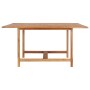 Mesa de jardín de madera maciza de teca 150x150x76 cm de vidaXL, Mesas de jardín - Ref: Foro24-49008, Precio: 307,10 €, Descu...