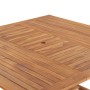 Mesa de jardín de madera maciza de teca 150x150x76 cm de vidaXL, Mesas de jardín - Ref: Foro24-49008, Precio: 307,10 €, Descu...