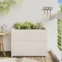 Jardinera de madera maciza de pino blanca 90x50x70 cm de vidaXL, Maceteros y jardineras - Ref: Foro24-837470, Precio: 89,95 €...