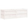 Jardinera madera maciza de pino blanco 150x50x50 cm de vidaXL, Maceteros y jardineras - Ref: Foro24-837485, Precio: 120,77 €,...