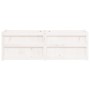 Jardinera madera maciza de pino blanco 150x50x50 cm de vidaXL, Maceteros y jardineras - Ref: Foro24-837485, Precio: 120,77 €,...