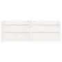 Jardinera madera maciza de pino blanco 150x50x50 cm de vidaXL, Maceteros y jardineras - Ref: Foro24-837485, Precio: 119,66 €,...