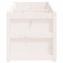Jardinera madera maciza de pino blanco 150x50x50 cm de vidaXL, Maceteros y jardineras - Ref: Foro24-837485, Precio: 120,77 €,...