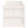 Jardinera madera maciza de pino blanco 150x50x50 cm de vidaXL, Maceteros y jardineras - Ref: Foro24-837485, Precio: 119,66 €,...