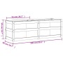 Jardinera madera maciza de pino blanco 150x50x50 cm de vidaXL, Maceteros y jardineras - Ref: Foro24-837485, Precio: 120,77 €,...