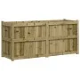 Jardinera de madera de pino impregnada 150x50x70 cm de vidaXL, Maceteros y jardineras - Ref: Foro24-837493, Precio: 143,99 €,...