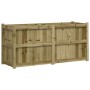 Jardinera de madera de pino impregnada 150x50x70 cm de vidaXL, Maceteros y jardineras - Ref: Foro24-837493, Precio: 145,59 €,...
