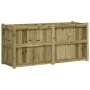 Jardinera de madera de pino impregnada 150x50x70 cm de vidaXL, Maceteros y jardineras - Ref: Foro24-837493, Precio: 143,99 €,...