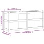 Jardinera de madera de pino impregnada 150x50x70 cm de vidaXL, Maceteros y jardineras - Ref: Foro24-837493, Precio: 145,59 €,...