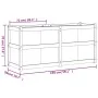 Jardinera de madera de pino impregnada 150x50x70 cm de vidaXL, Maceteros y jardineras - Ref: Foro24-837493, Precio: 143,99 €,...