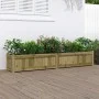 Jardinera de madera de pino impregnada 180x31x31 cm de vidaXL, Maceteros y jardineras - Ref: Foro24-837502, Precio: 103,29 €,...
