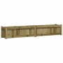Jardinera de madera de pino impregnada 180x31x31 cm de vidaXL, Maceteros y jardineras - Ref: Foro24-837502, Precio: 104,77 €,...