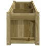 Jardinera de madera de pino impregnada 180x31x31 cm de vidaXL, Maceteros y jardineras - Ref: Foro24-837502, Precio: 104,77 €,...