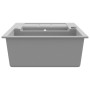 Fregadero de cocina con dos senos granito gris de vidaXL, Fregaderos - Ref: Foro24-142951, Precio: 185,94 €, Descuento: %