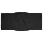 Bolsa para cojines de jardín polietileno negro 135x40x55 cm de vidaXL, Fundas para muebles de jardín - Ref: Foro24-319345, Pr...