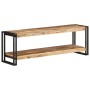 Mueble para TV de madera maciza de mango rugosa 120x30x40 cm en Muebles TV | Comprar online en Foru.es