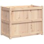 Jardinera de madera maciza de pino 90x50x70 cm de vidaXL, Maceteros y jardineras - Ref: Foro24-837469, Precio: 84,68 €, Descu...