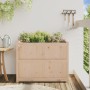 Jardinera de madera maciza de pino 90x50x70 cm de vidaXL, Maceteros y jardineras - Ref: Foro24-837469, Precio: 84,68 €, Descu...