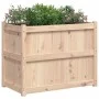 Jardinera de madera maciza de pino 90x50x70 cm de vidaXL, Maceteros y jardineras - Ref: Foro24-837469, Precio: 80,66 €, Descu...