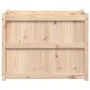 Jardinera de madera maciza de pino 90x50x70 cm de vidaXL, Maceteros y jardineras - Ref: Foro24-837469, Precio: 80,66 €, Descu...