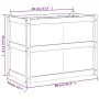 Jardinera de madera maciza de pino 90x50x70 cm de vidaXL, Maceteros y jardineras - Ref: Foro24-837469, Precio: 80,66 €, Descu...