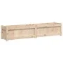 Jardinera de madera maciza de pino 150x31x31 cm de vidaXL, Maceteros y jardineras - Ref: Foro24-837474, Precio: 74,55 €, Desc...