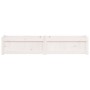 Jardinera de madera maciza de pino blanca 150x31x31 cm de vidaXL, Maceteros y jardineras - Ref: Foro24-837476, Precio: 91,95 ...