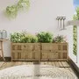 Jardinera de madera de pino impregnada 150x50x50cm de vidaXL, Maceteros y jardineras - Ref: Foro24-837488, Precio: 139,03 €, ...