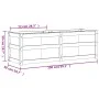 Jardinera de madera de pino impregnada 150x50x50cm de vidaXL, Maceteros y jardineras - Ref: Foro24-837488, Precio: 139,03 €, ...