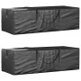 Bolsas para guardar árbol de Navidad 2 uds polietileno negro de vidaXL, Fundas para muebles de jardín - Ref: Foro24-3195593, ...