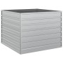 Arriate de acero galvanizado plateado 100x100x77 cm de vidaXL, Maceteros y jardineras - Ref: Foro24-316883, Precio: 59,82 €, ...
